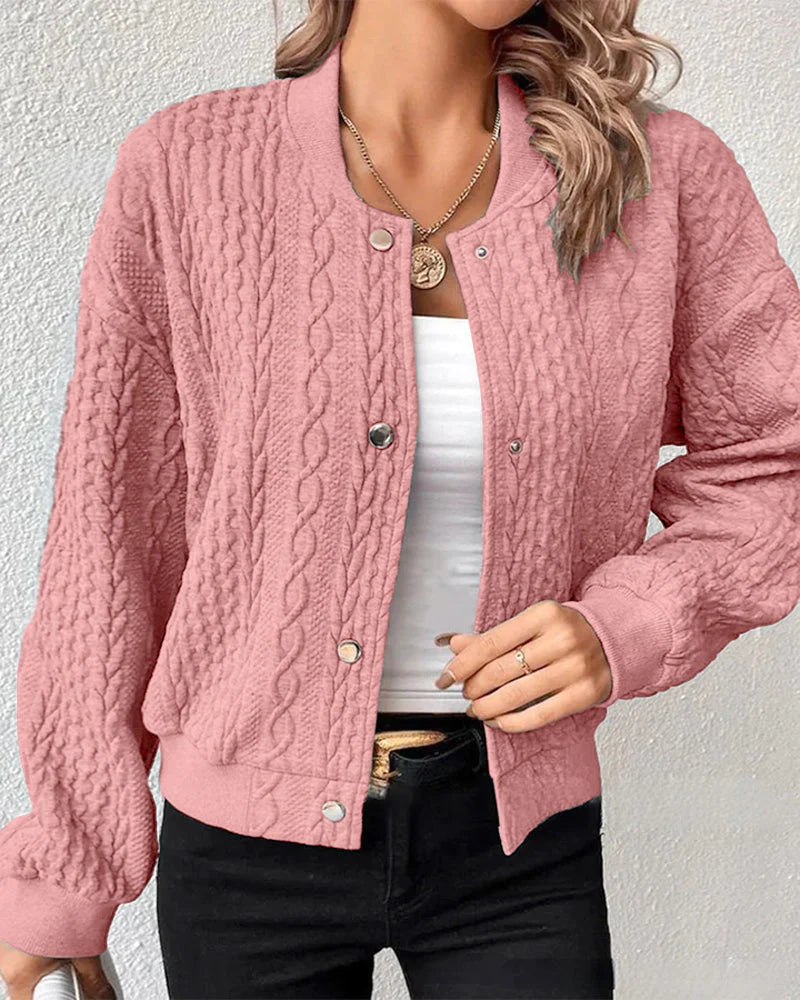 Pullover mit Jacke-Look