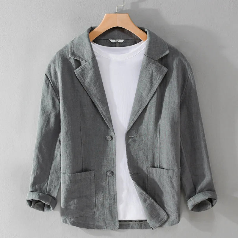 Leichte Herren-Leinenjacke Leandro