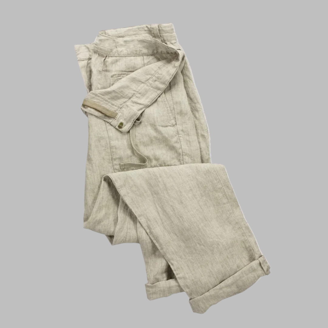 Bequeme Herren-Sommerhose mit weitem Bein von Isfried