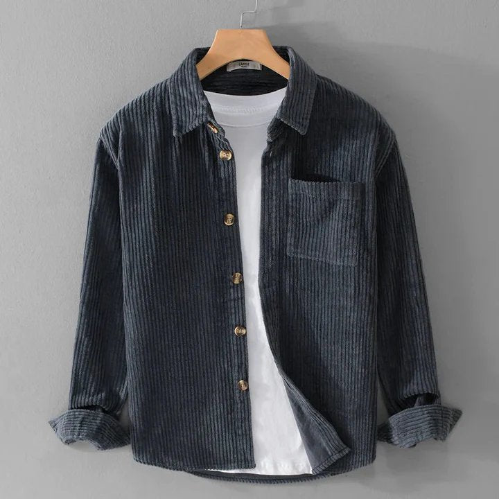 Cord-Strickjacke für Herren – Modell Alaric