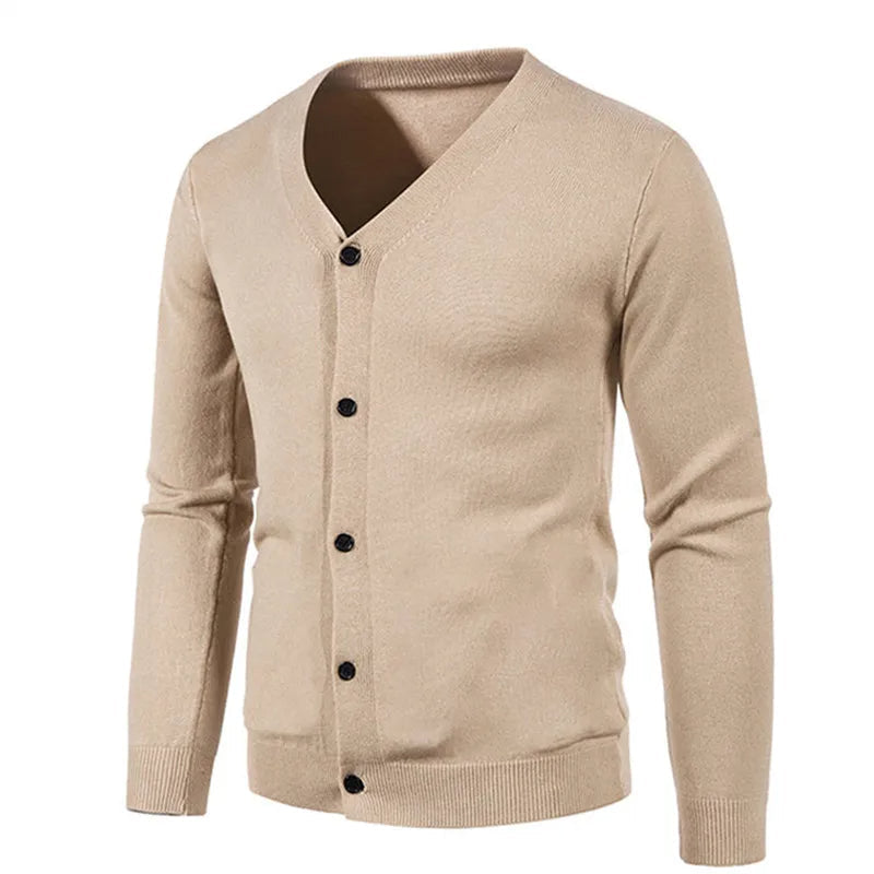 Herren-Strickjacke Robby mit lässiger Knopfleiste
