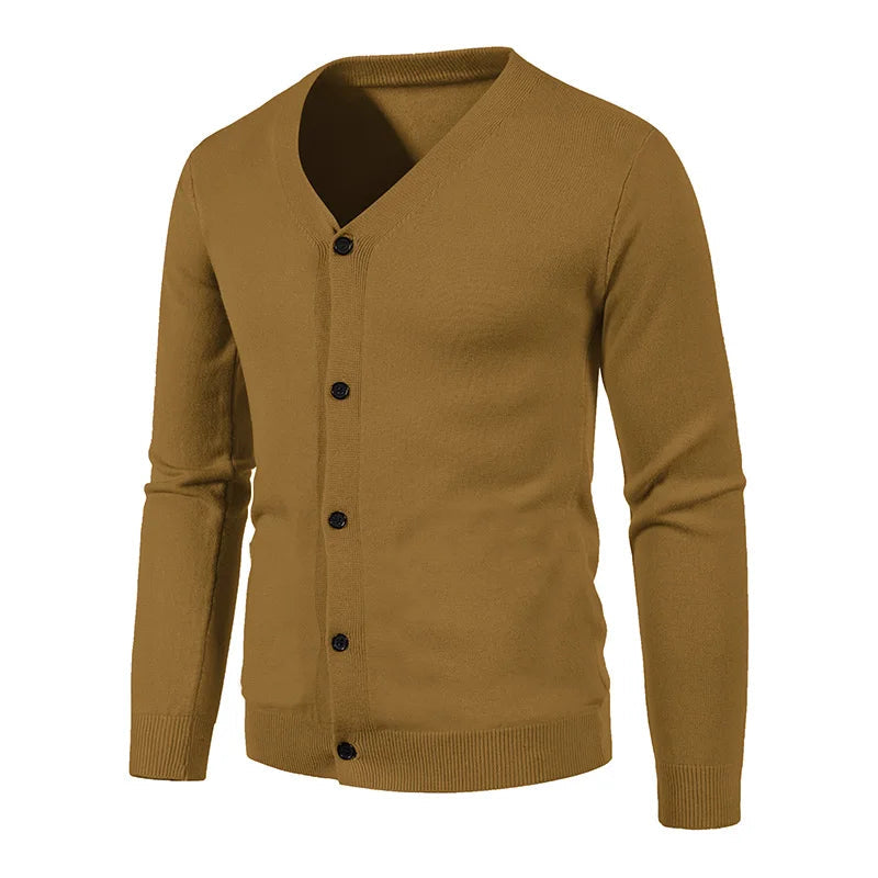 Herren-Strickjacke Robby mit lässiger Knopfleiste
