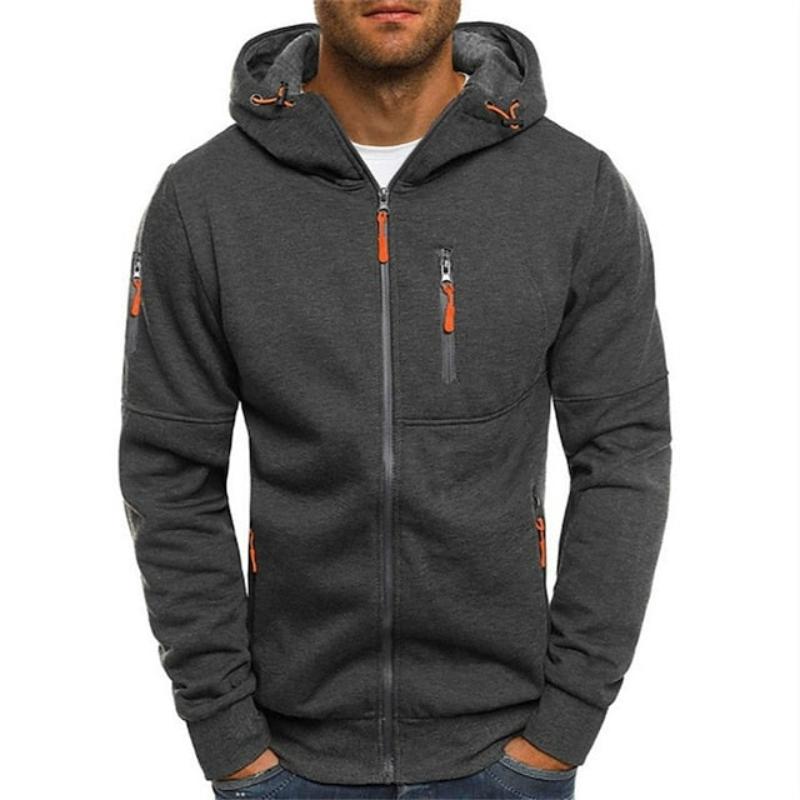 Coole Kapuzenjacke für Herren - Jeans-Look
