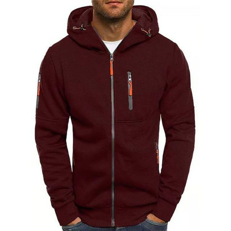 Coole Kapuzenjacke für Herren - Jeans-Look