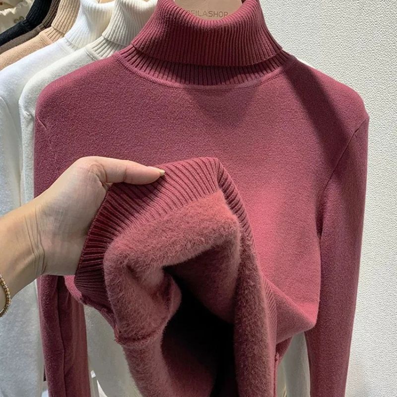 Warmer, lässiger Damenpullover - Idalene