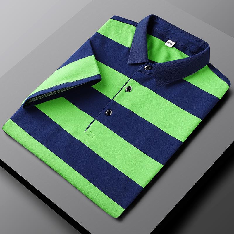 Gabor Herren Poloshirt: Leger gestreift