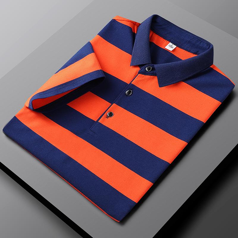 Gabor Herren Poloshirt: Leger gestreift