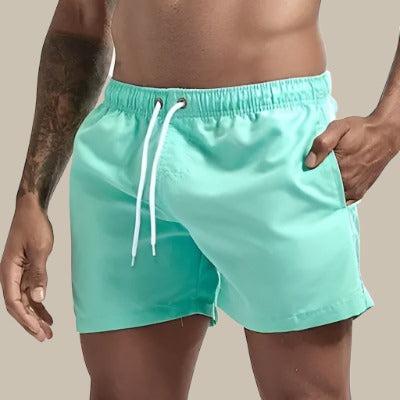 Hochwertige Herren Badehose, schnelltrocknend und schlicht
