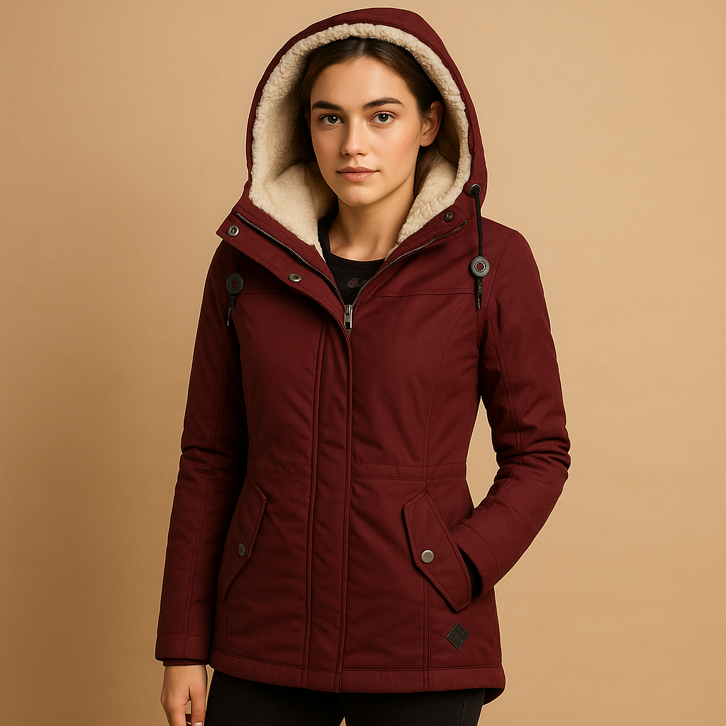 ModeGeist | Stilvolle Damen ParkA-Winterjacke mit Kapuze