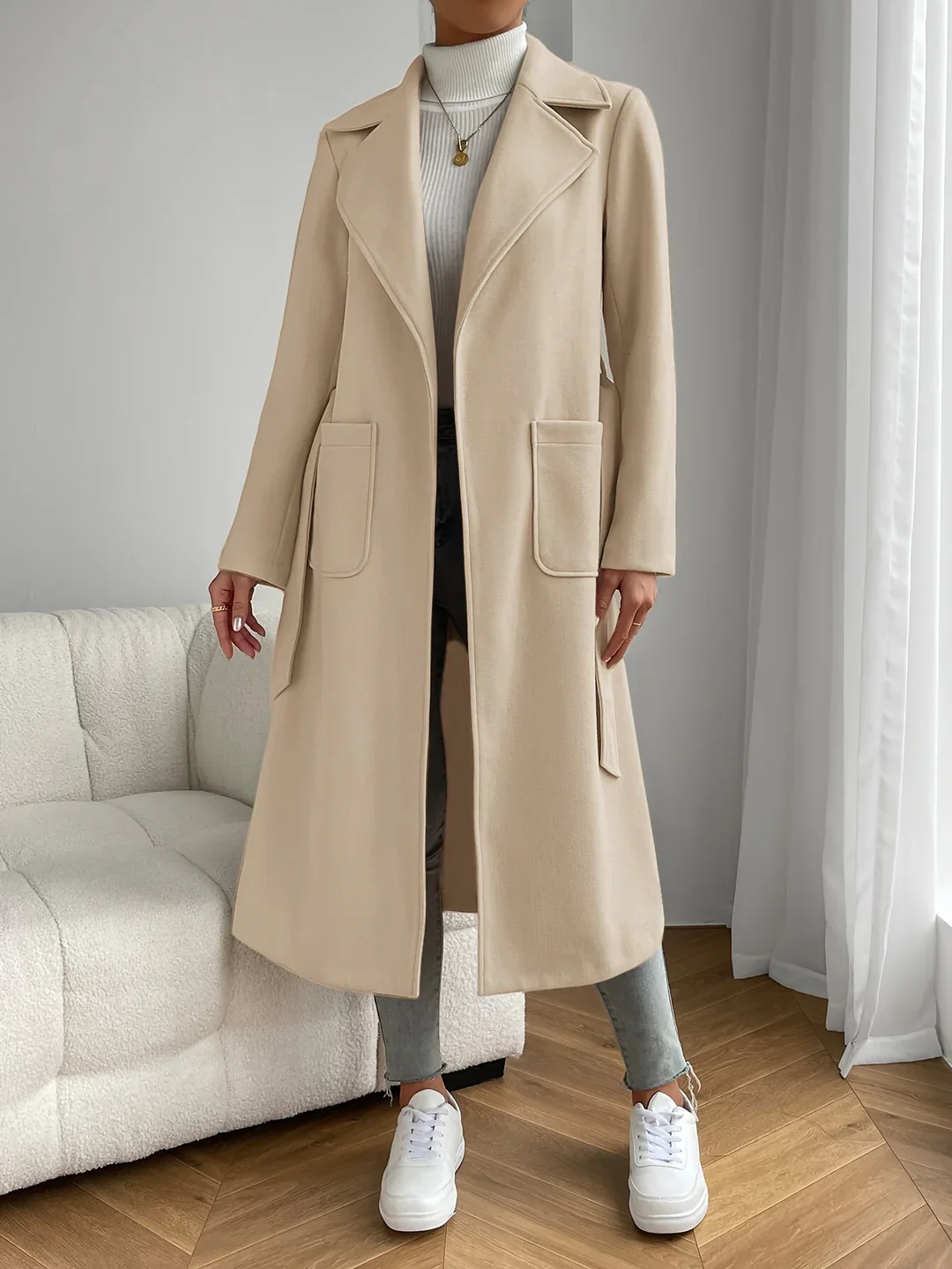 Lange Winterjacke für Damen - Leigh