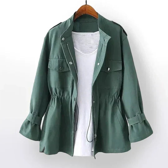 ModeGeist | elegante Damen Leichtgewichtjacke mit praktischen Funktionen