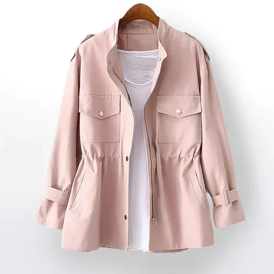 ModeGeist | elegante Damen Leichtgewichtjacke mit praktischen Funktionen