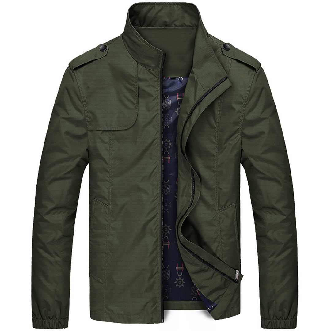 ModeGeist | Herren Atmungsaktive Sommerjacke mit Verstellbarem Schnitt