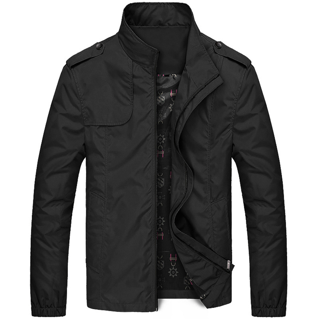 ModeGeist | Herren Atmungsaktive Sommerjacke mit Verstellbarem Schnitt
