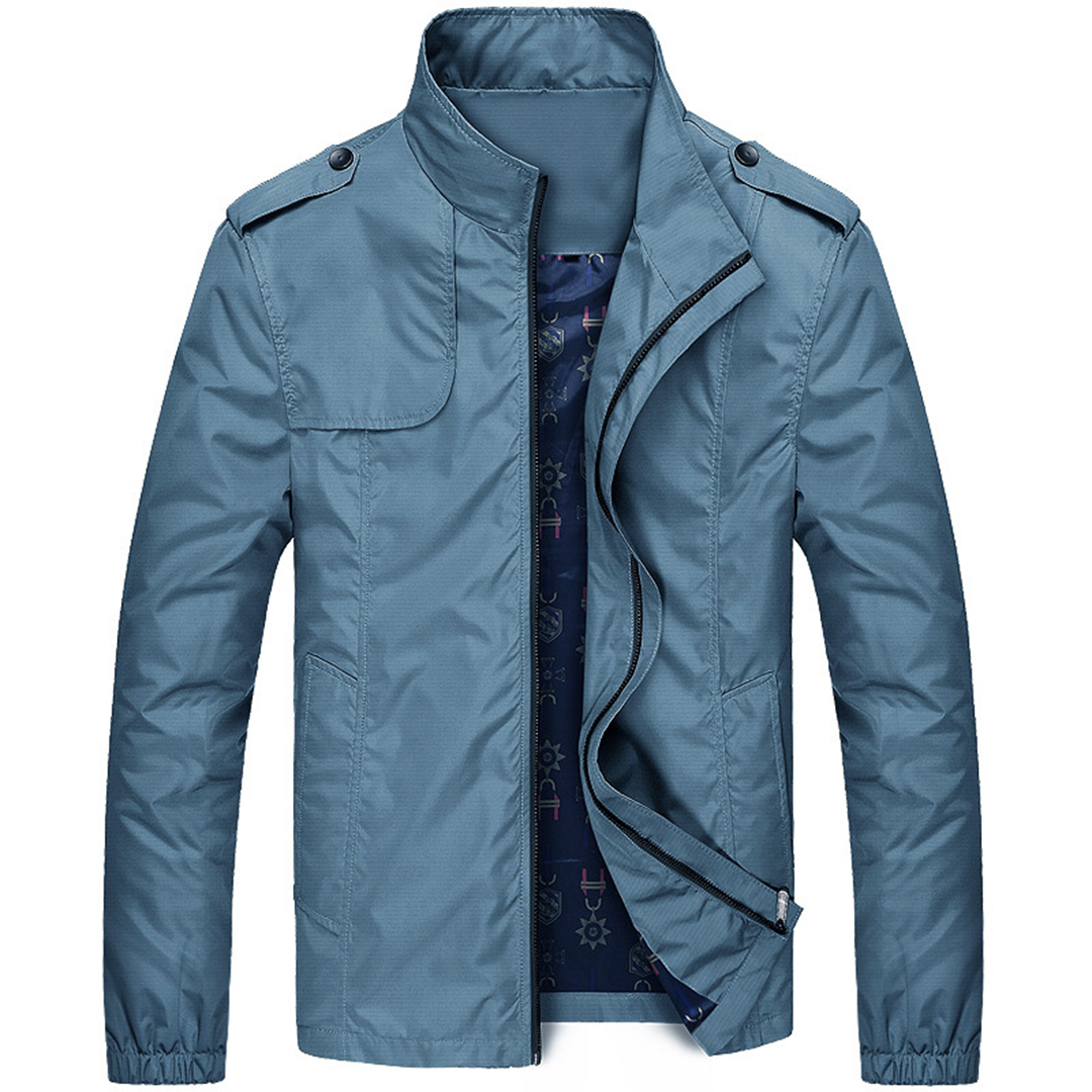 ModeGeist | Herren Atmungsaktive Sommerjacke mit Verstellbarem Schnitt