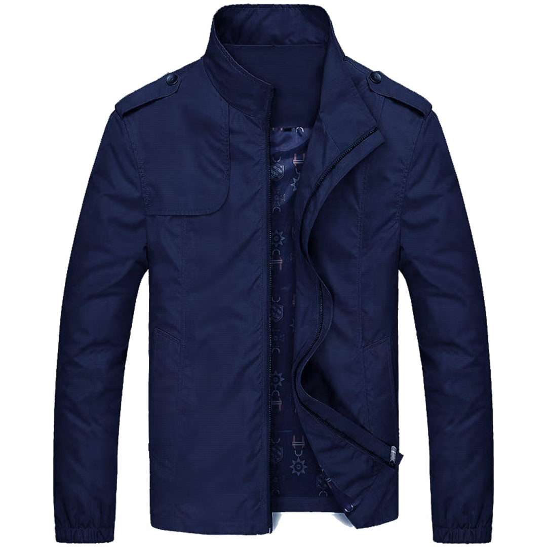 ModeGeist | Herren Atmungsaktive Sommerjacke mit Verstellbarem Schnitt