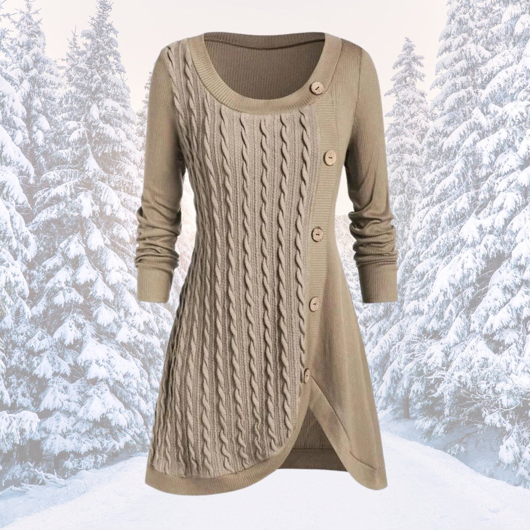 ModeGeist | Warmer und Eleganter Strickkleid