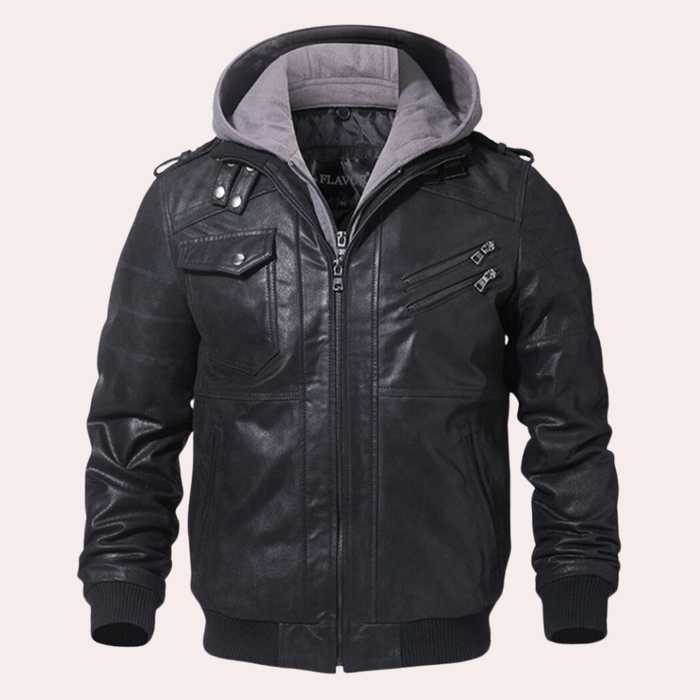 Hochwertige Lederjacke für den Winter - Modell Arnulf
