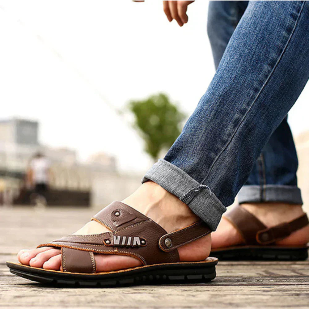 Komfortable und stützende Sommersandalen Selim