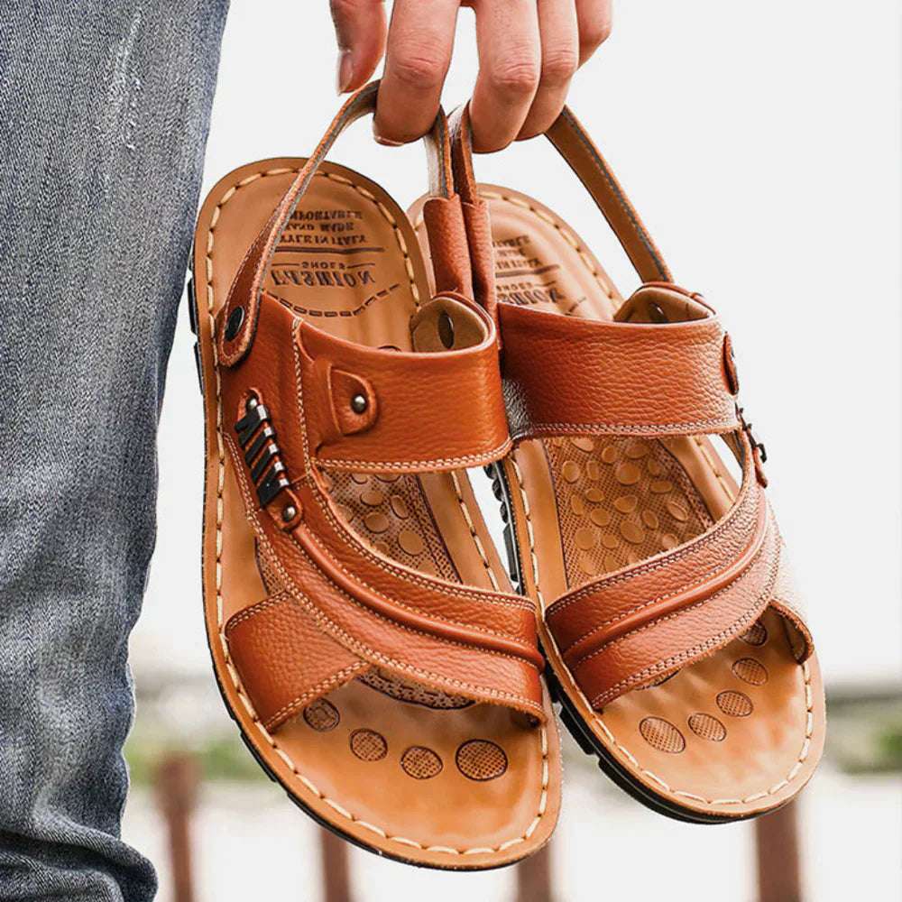 Komfortable und stützende Sommersandalen Selim