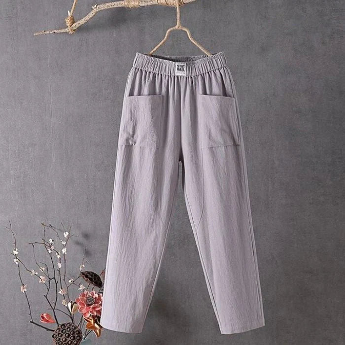 Evelyn: bequeme Baumwollhose