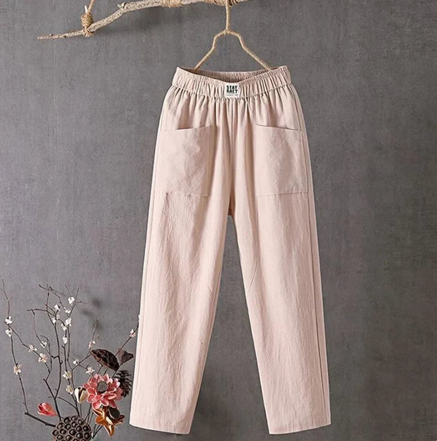 Evelyn: bequeme Baumwollhose