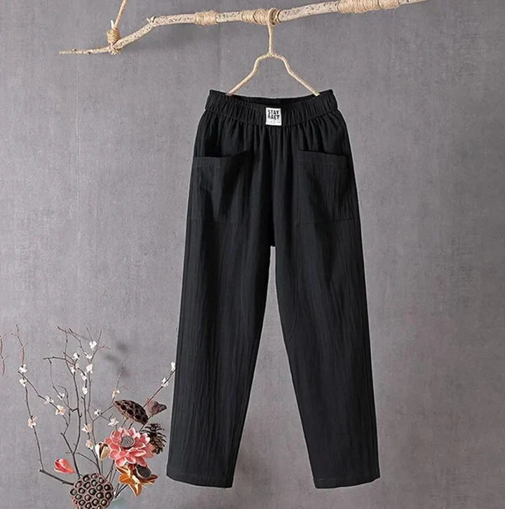 Evelyn: bequeme Baumwollhose