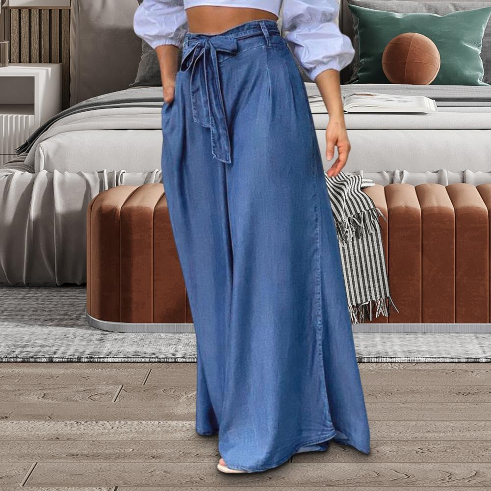 Weite Denim-Sommerhose in Übergröße von Melanie