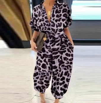 Jumpsuit bedruckt für Damen - Estelle
