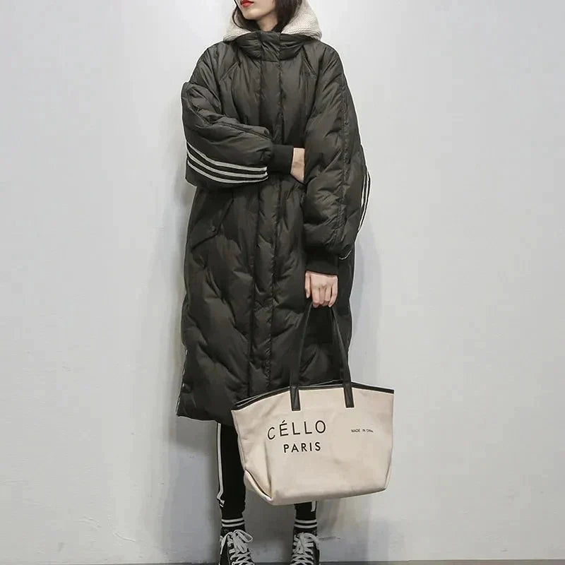 ModeGeist | Lang Gefütterte Winterjacke