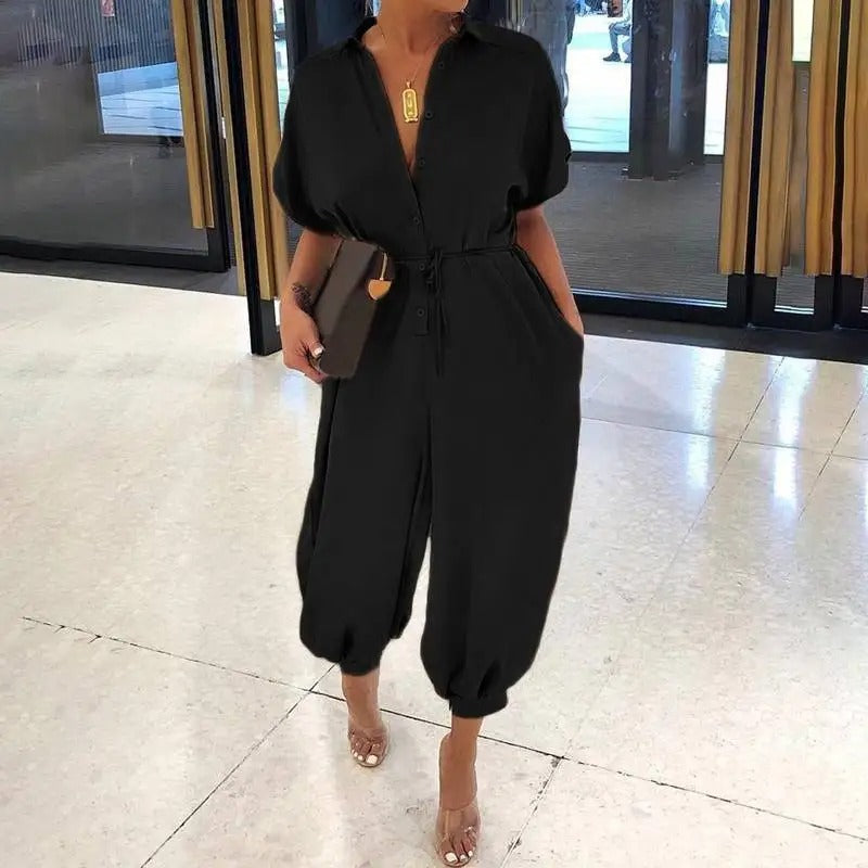 Jumpsuit bedruckt für Damen - Estelle