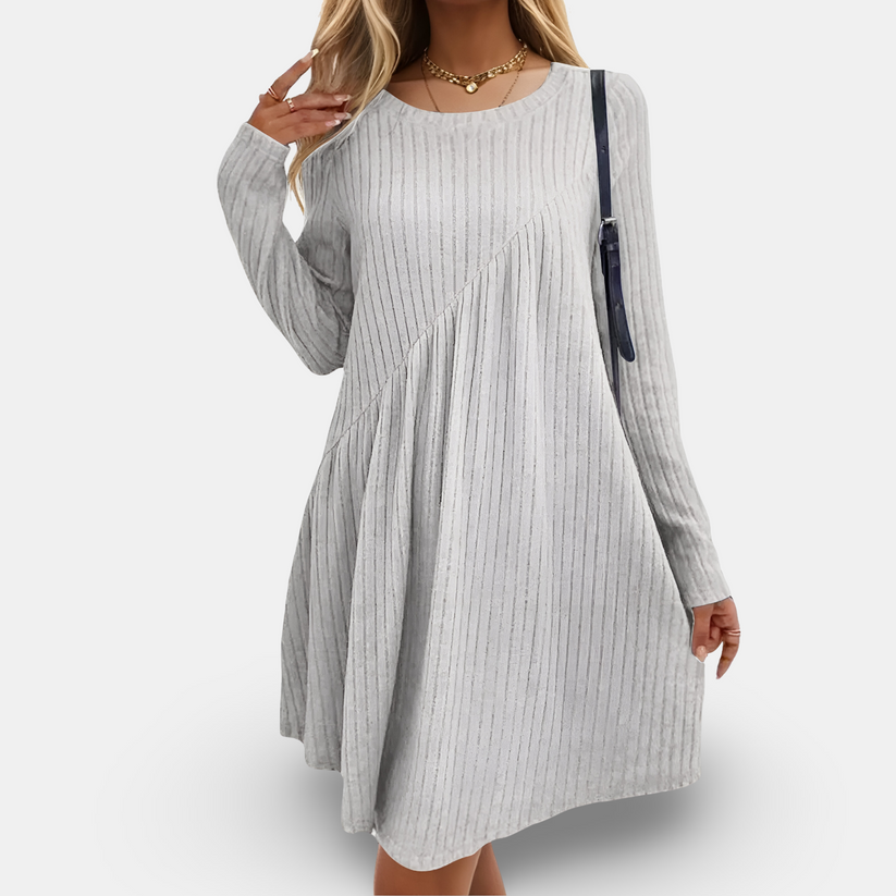 Rippenstrickkleid im lockeren Schnitt - ELISA