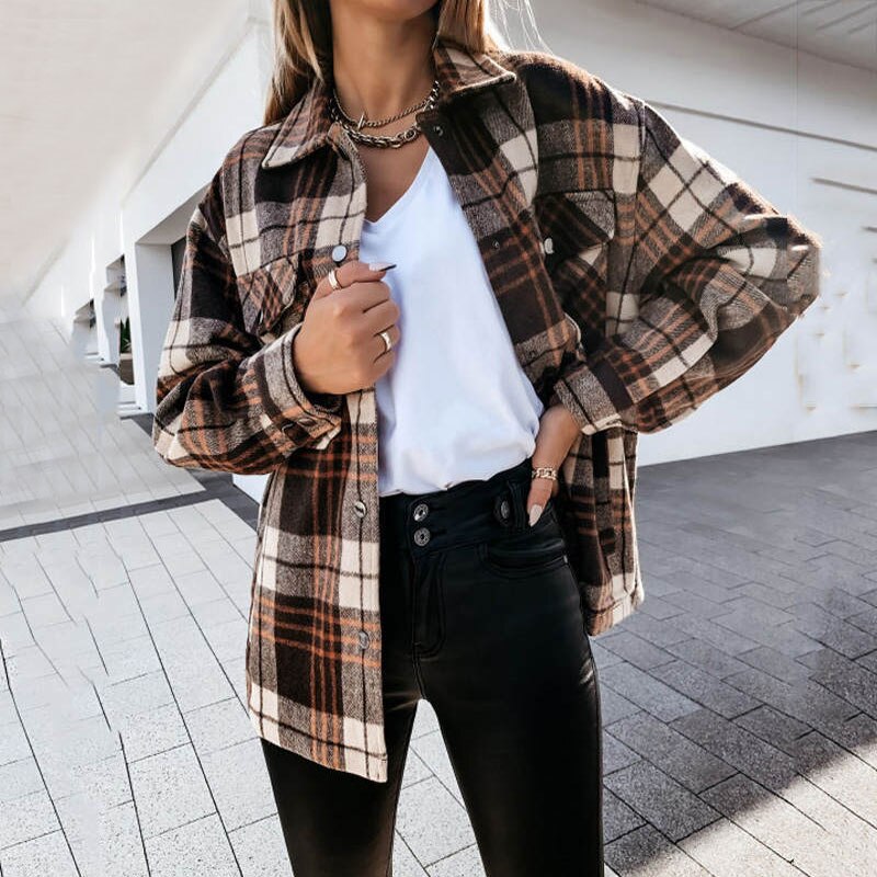 ModeGeist | Flanelljacke für Damen