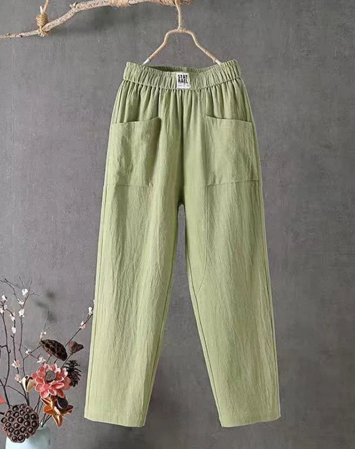 Evelyn: bequeme Baumwollhose