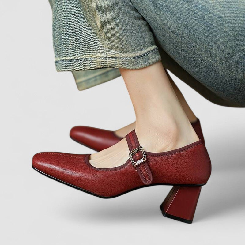 MODEGEIST Damen Mary Jane Schuhe Klassisches Design Sicherer Halt