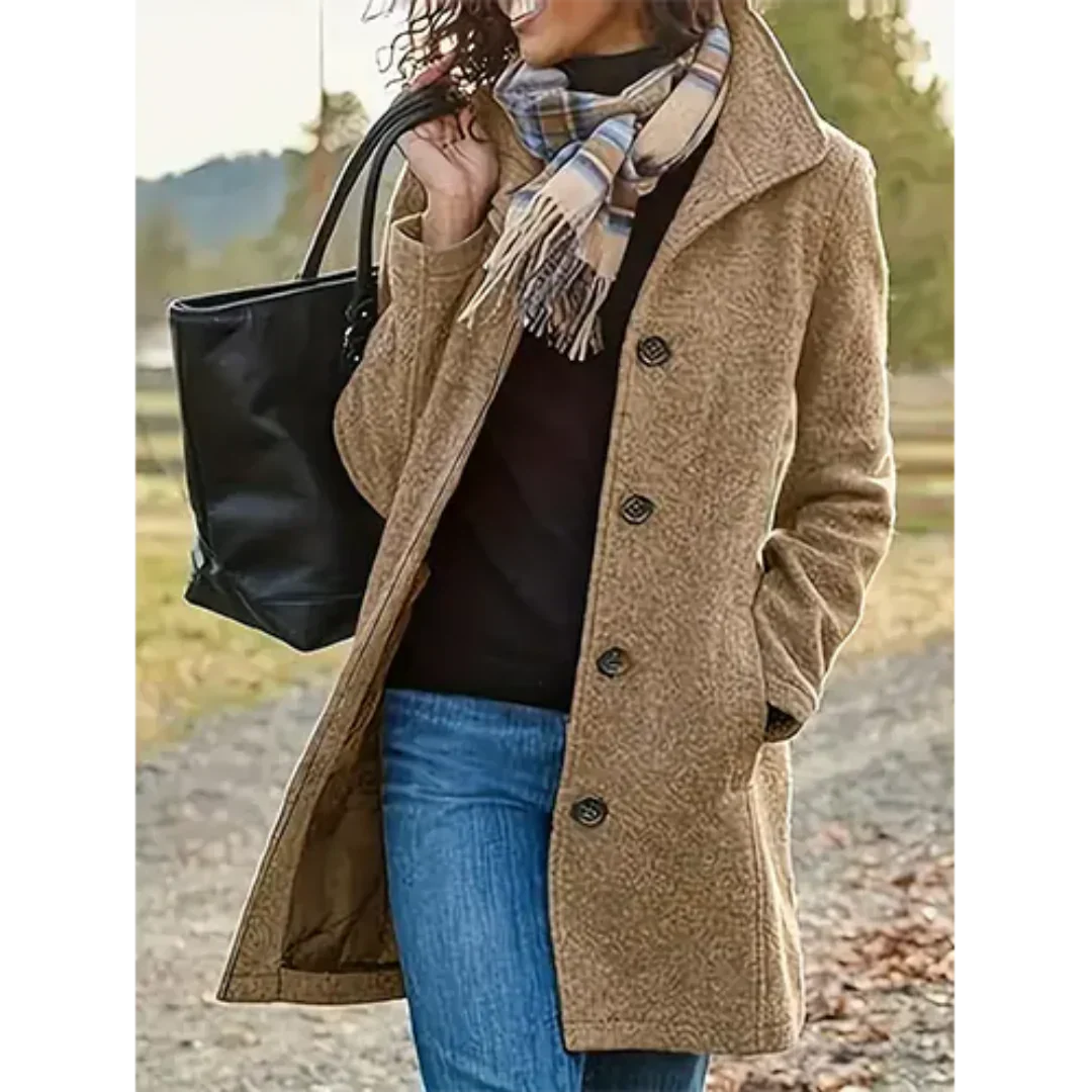 ModeGeist | Langer Trenchcoat Für Damen Im Winter Warm