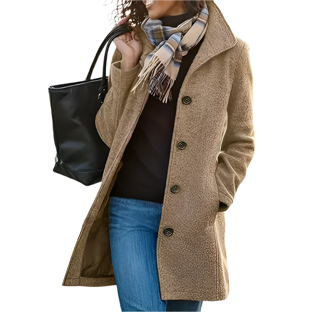 ModeGeist | Lange Freizeit Damenjacke in Grau, Grün und Khaki