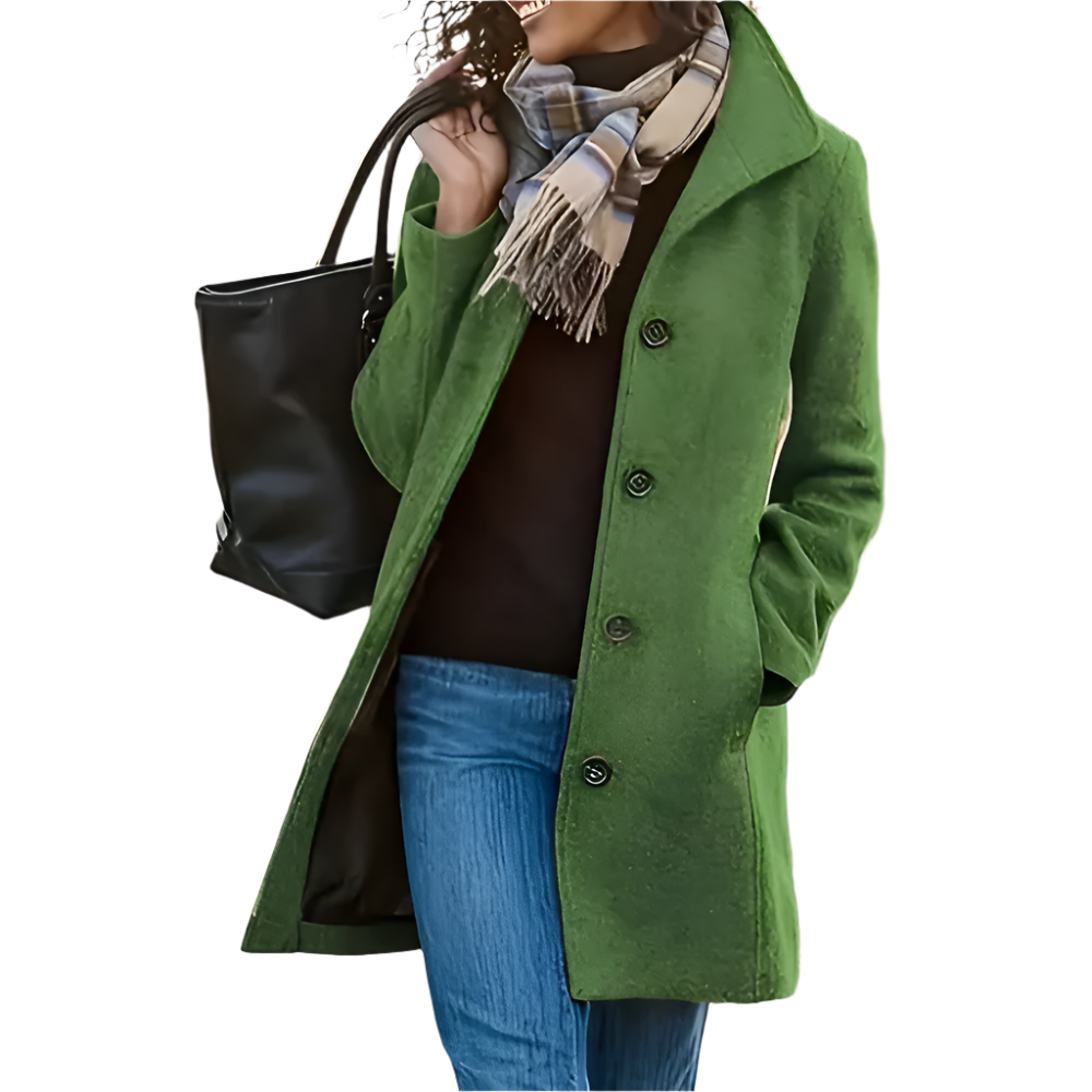 ModeGeist | Lange Freizeit Damenjacke in Grau, Grün und Khaki