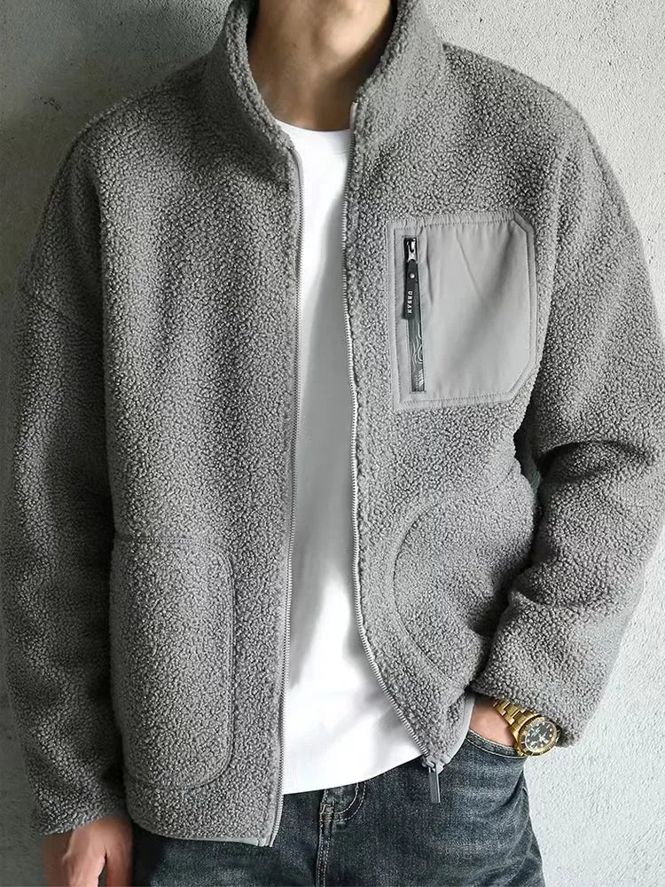 ModeGeist | Herren Fleecejacke für den Herbst