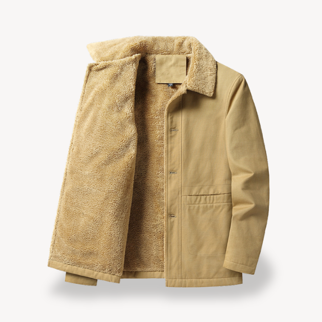 ModeGeist | Herren Sherpa-Fleecejacke - Vielseitige Winter-Schicht