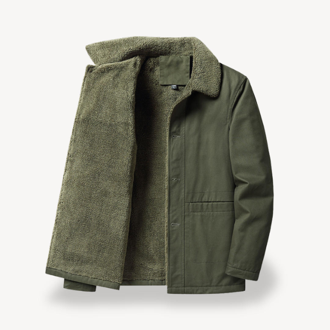 ModeGeist | Herren Sherpa-Fleecejacke - Vielseitige Winter-Schicht