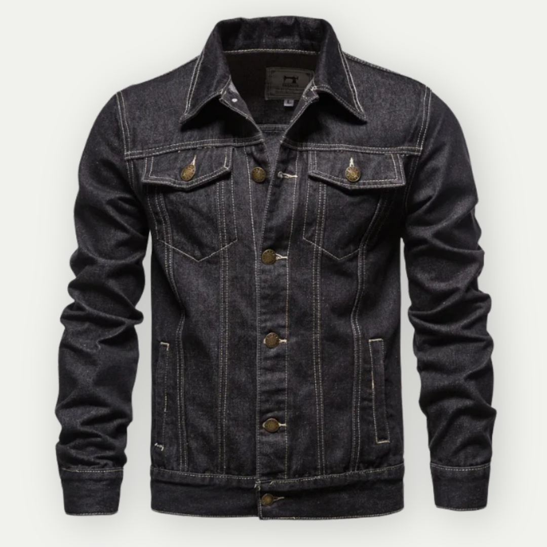 ModeGeist | Herren Denim-Jacke - Klassischer Stil für Übergangszeiten