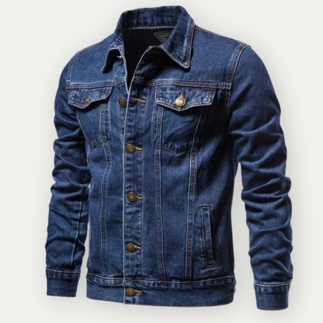 ModeGeist | Herren Denim-Jacke - Klassischer Stil für Übergangszeiten