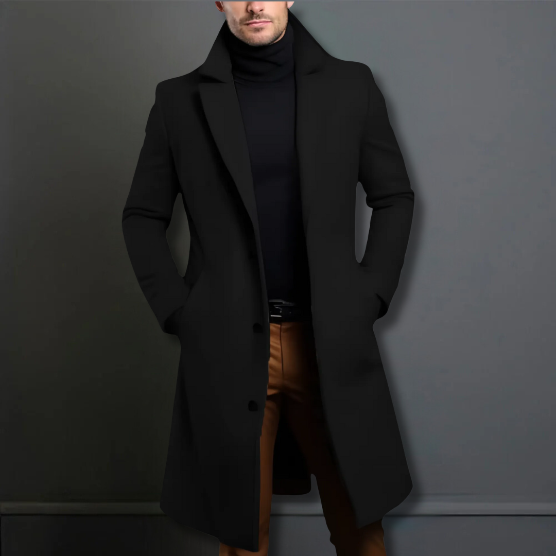 ModeGeist | Herren Klassischer Maßanzug Mantel – Marineblau, Schwarz, Beige Optionen
