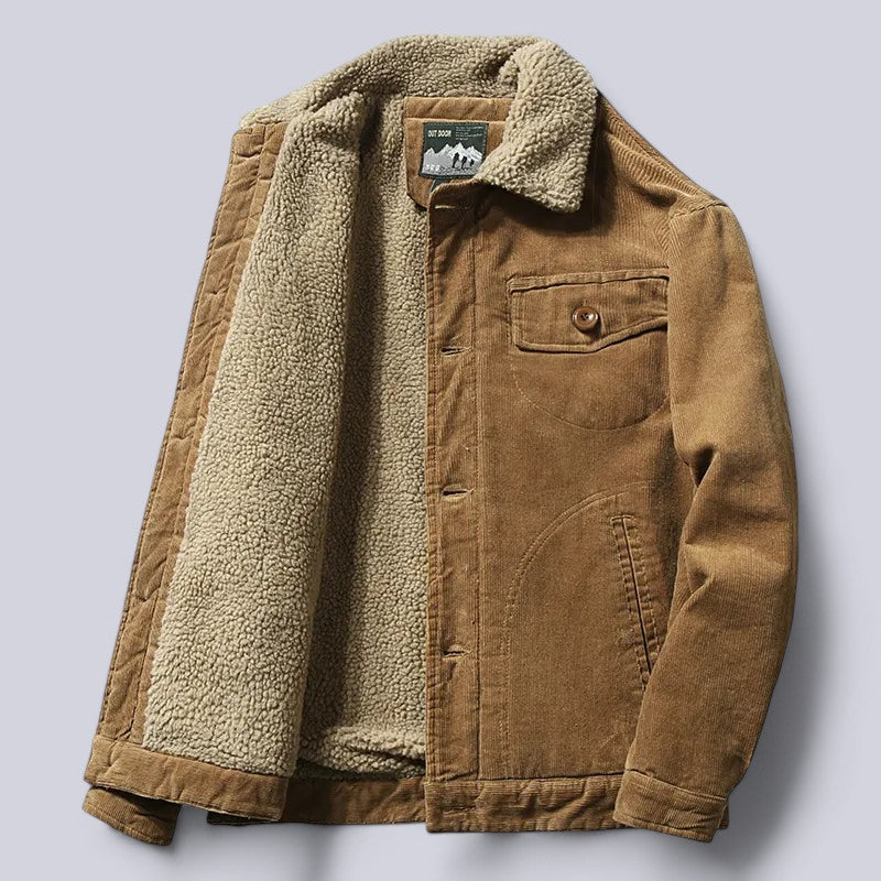 ModeGeist | Herren Cordjacke Herbst mit weichem Innenfutter
