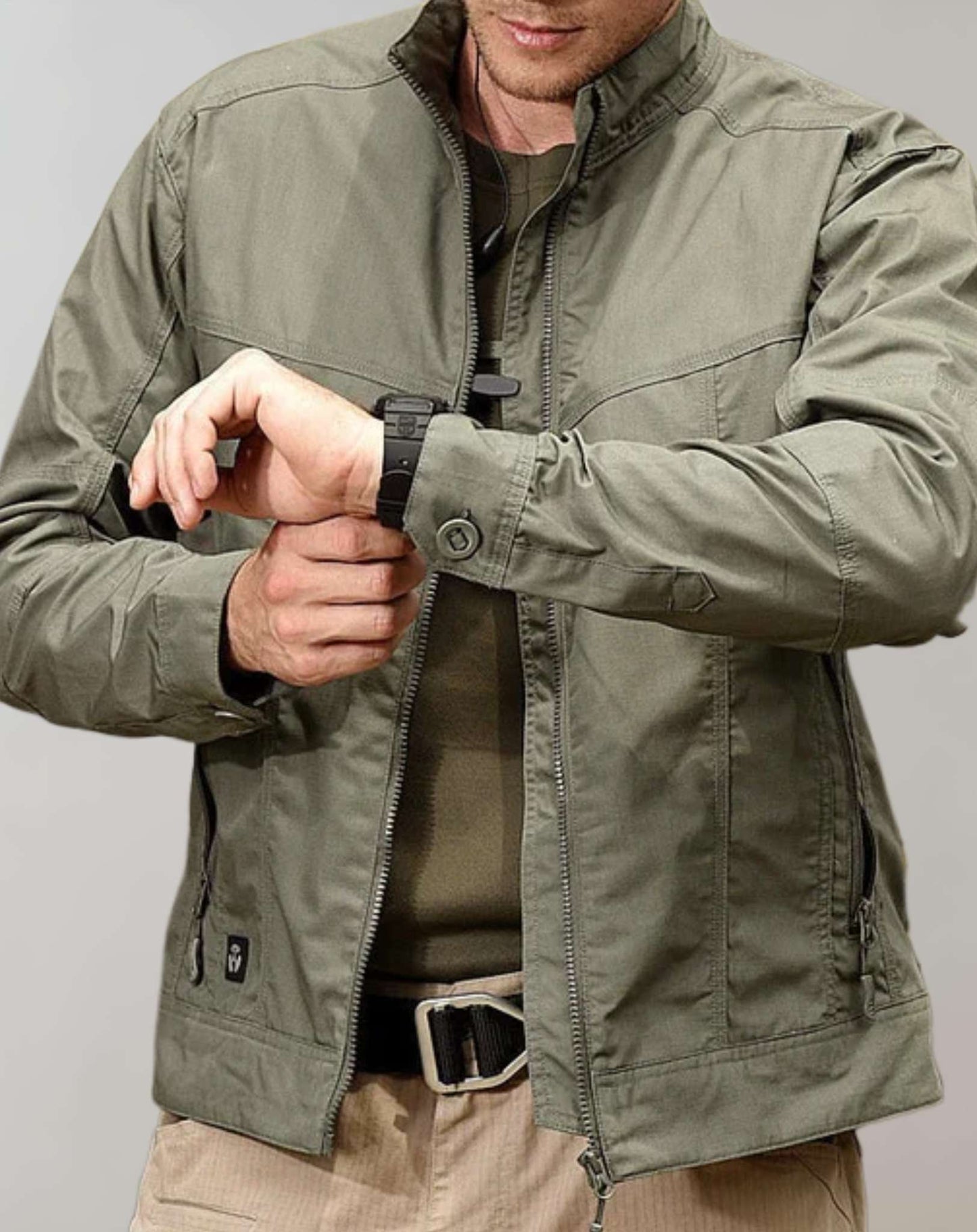 ModeGeist | Herren Baumwoll Sommerjacke - Stilvoll und Bequem
