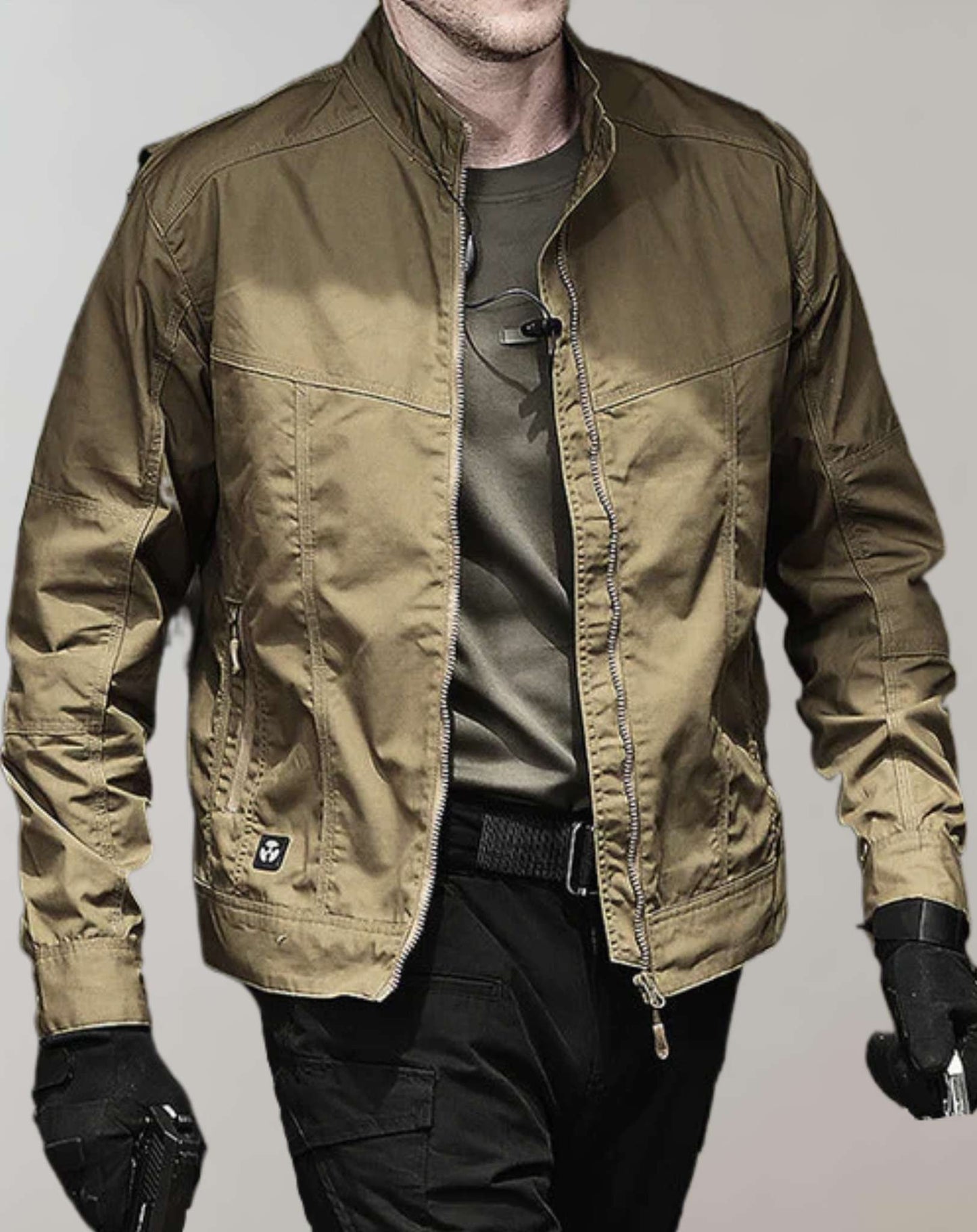 ModeGeist | Herren Baumwoll Sommerjacke - Stilvoll und Bequem
