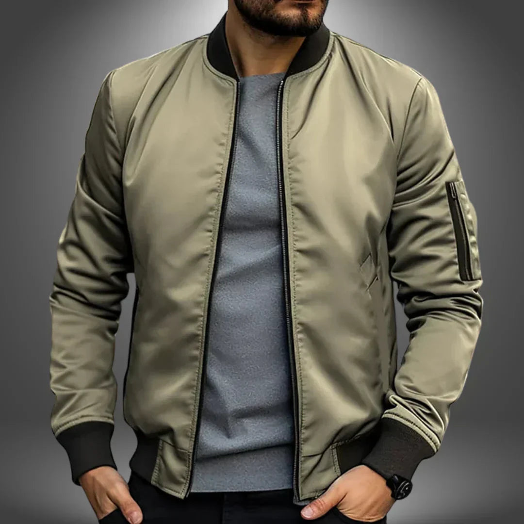 ModeGeist | Herren Leichte Bomberjacke – Lässiger Windbreaker