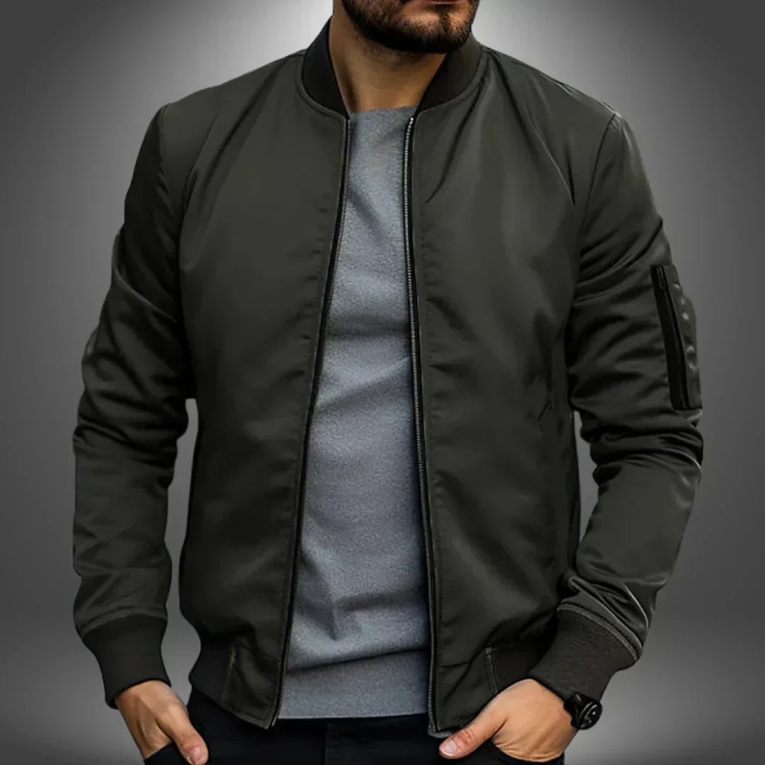 ModeGeist | Herren Leichte Bomberjacke – Lässiger Windbreaker