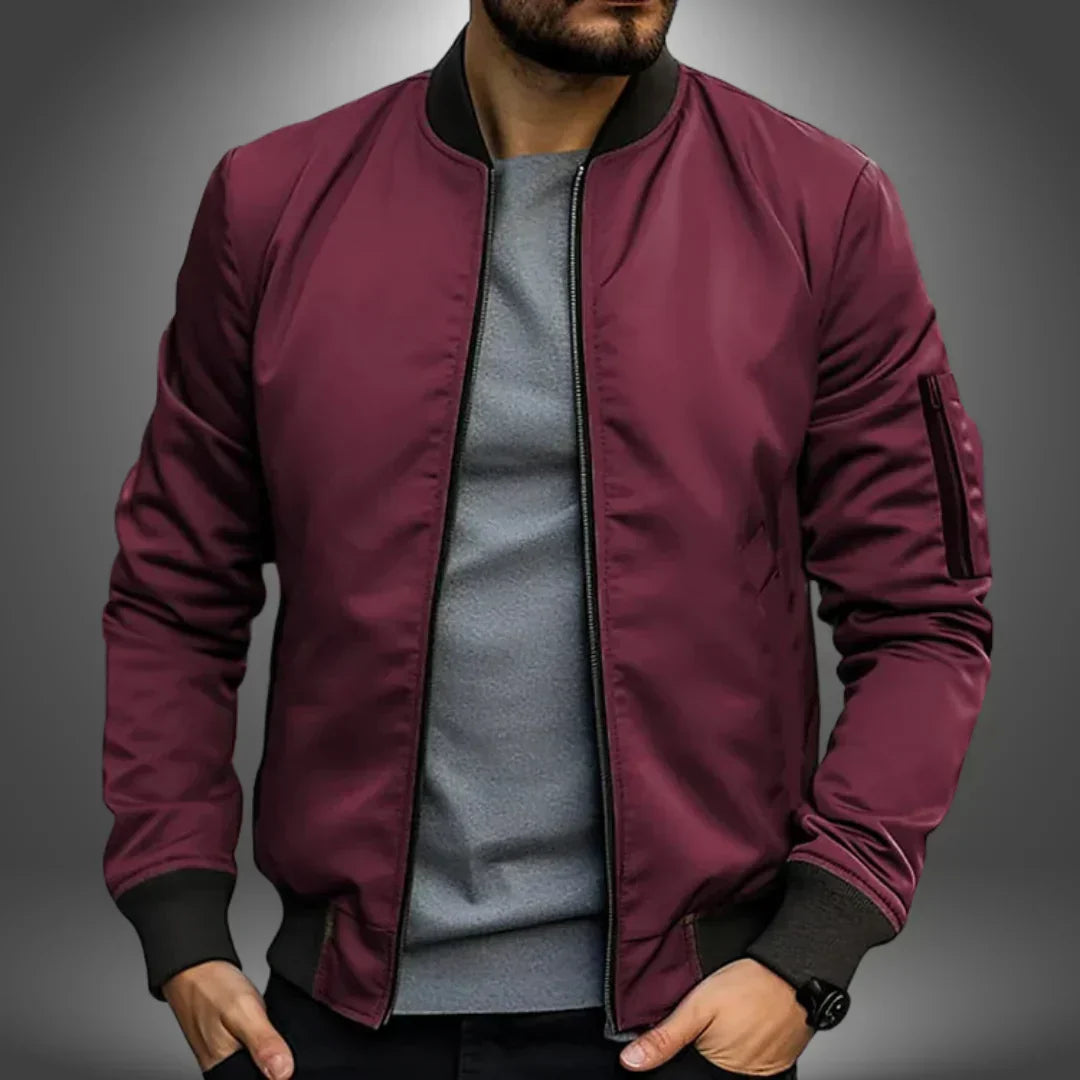 ModeGeist | Herren Leichte Bomberjacke – Lässiger Windbreaker